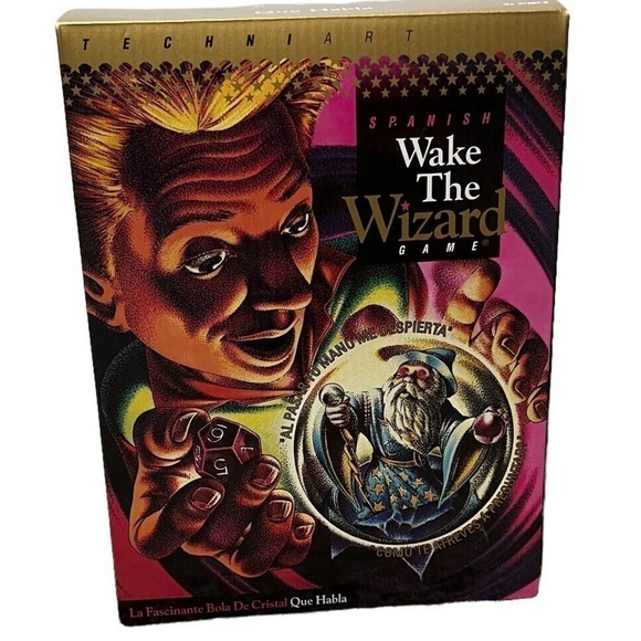 Wake The Wizard The Enchanted Talking Crystal Ball Game - New in Box - Spanish - Picture 2 of 11